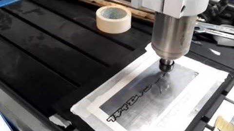 part 2  test video of cnc router machine AKM6090
