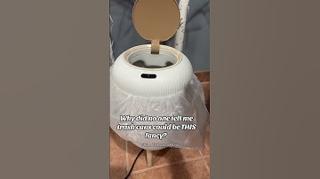 Who knew a trash can could feel this high-tech? The Pukomc automatic lid trash can keeps things
