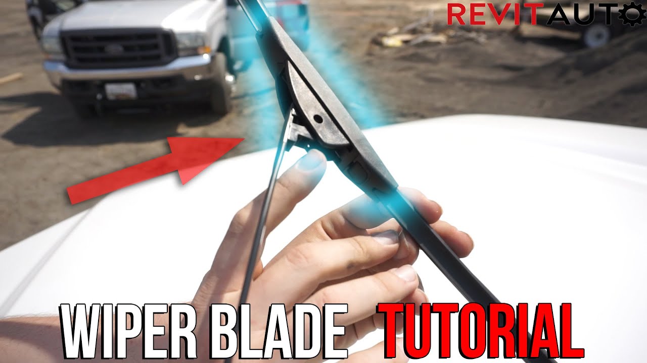 2018 Ford F-350 Wiper Blades Replacement Quick How To - YouTube