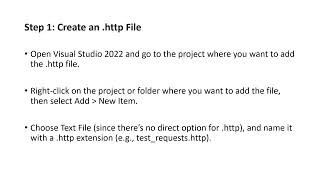 How to Use http files in Visual Studio 2022
