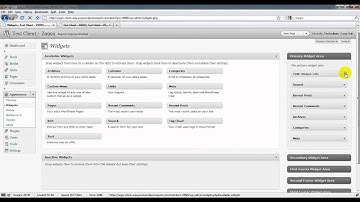 WordPress Tutorial: How to delete widgets