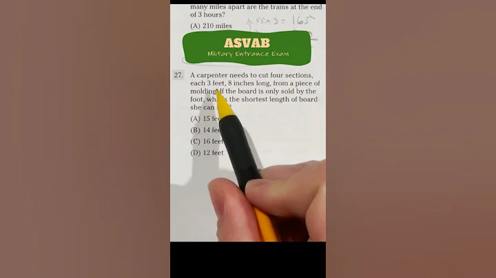 ASVAB Arithmetic Reasoning solution #27 #short