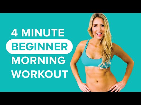 BEGINNER'S 4 Minute Morning Workout - Get Moving in a Gentle Yet Effective Way!