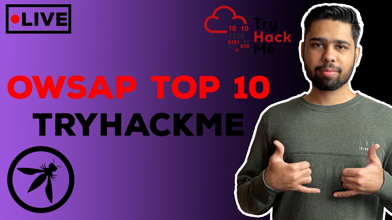 [LIVE] OWASP Top 10 - TryHackMe - YouTube