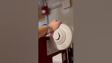 System Sensor B200SR Sounder Base + Fire-Lite SD355 Going Off #firealarm #fire #shorts #fyp