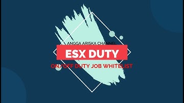 Script Esx Duty For GTA5 FiveM Roleplay