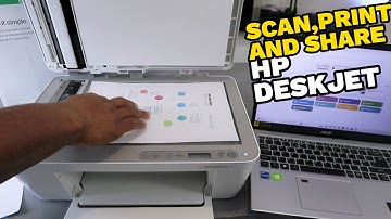 How To SCAN, PRINT With HP Deskjet 4200e All In One Printer ~ Full Guide!!