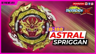 ASTRAL SPRIGGAN OV.QT-4 Customize Set B-188 Beyblade Burst DB Dynamite Battle ベイブレードバースト