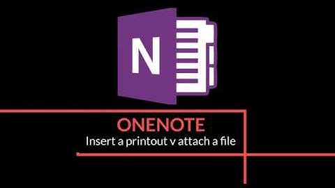 OneNote - insert printout