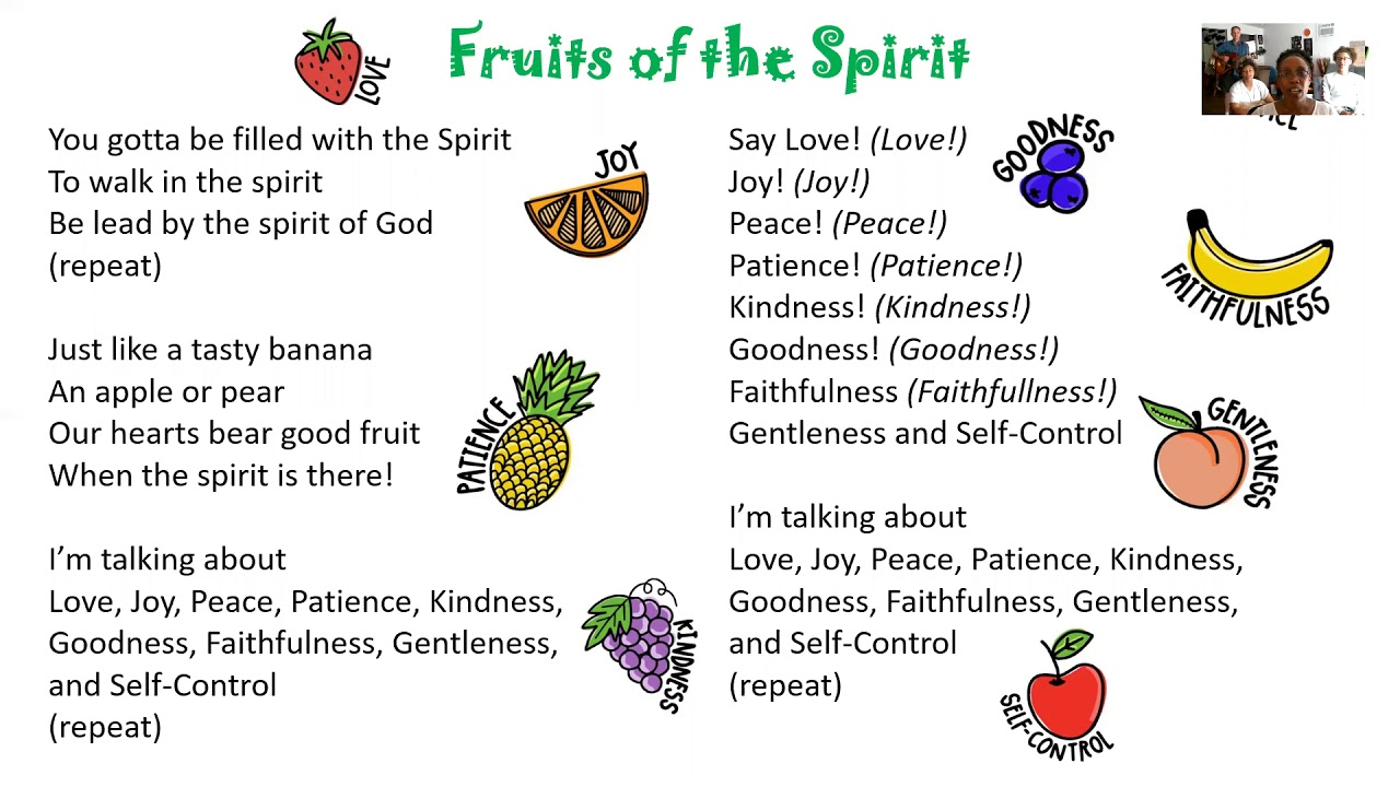 Fruits of the Spirit YouTube