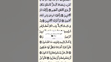 تلاوة خاشعة سورة الشعراء الآية 65-66 قرآن