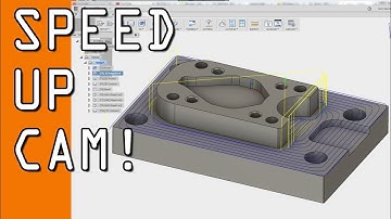How to Reduce CAM Machining Time in Fusion 360!  FF93