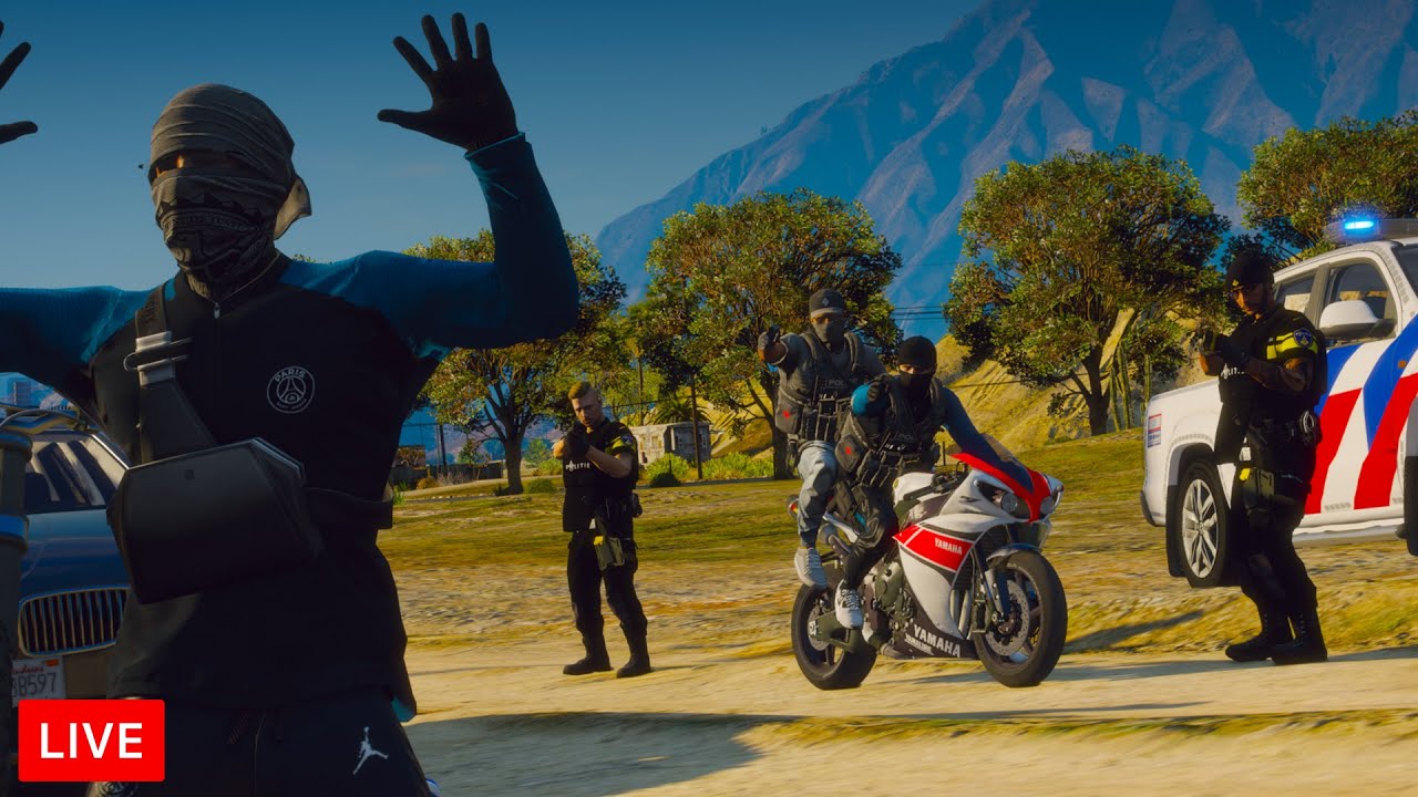 [LIVE] AANHOUDING MET BTGV! | GTA Roleplay | Iddo - YouTube