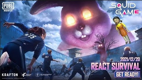 SQUID GAME MOD in PUBG MOBILE! Green light - Red light