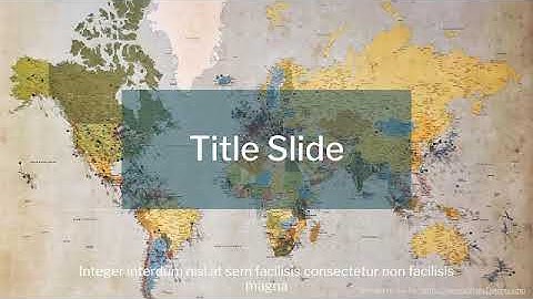 Map Strategy Plan Roadmap Presentation Template