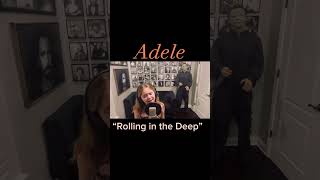 Video thumbnail of "#adele #shorts #singing"