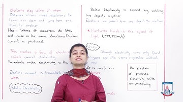 Class 4 - Science - Chapter 09 - Lecture 13 electricity and magnetism 9.1 - Allied Schools