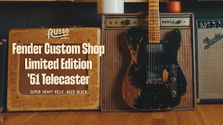 Fender Custom Shop Limited Edition '51 Telecaster Super Heavy Relic, Aged Black