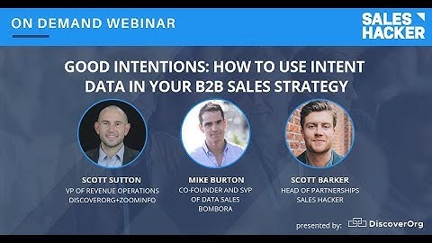 Good INTENTions: How to Use Intent Data in your B2B Sales Strategy