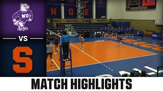 Niagara vs. Syracuse Match Highlights | 2025 ACC Volleyball