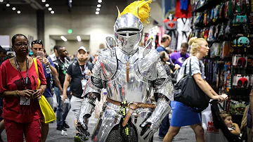 Adam Savage Incognito as King Arthur at Comic-Con 2017!