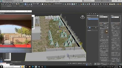3Dsmax Tutorials, Learn 3D Modeling an Exterior Veranda from Scratch in 3dsmax. ( Part 6)