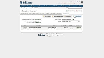 Bill4Time Trust Accounting