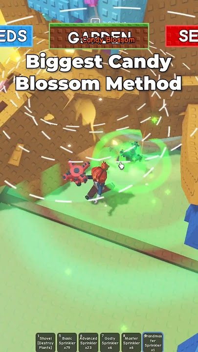 New Best Candy Blossom Method in Grow a Garden #roblox #growagarden