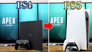 【APEX】PS4版/PS5版の違いを実機を使って比べてみた。