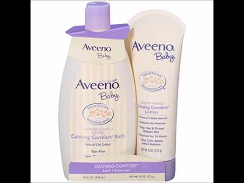 Aveeno Baby Calming Comfort Bath Lotion Set Baby Skin Care