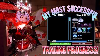 MY MOST SUCCESSFUL TRADING PROGRESS EVER! | Roblox Royale High