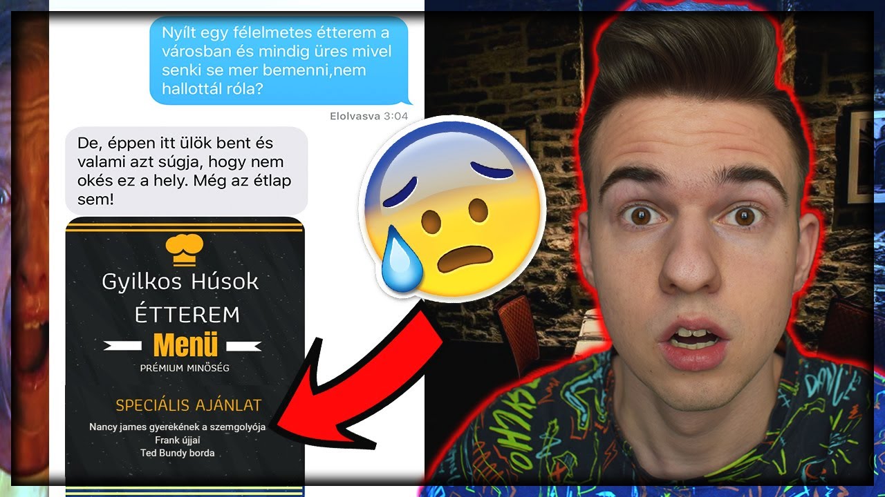 IDE NEM KELLETT VOLNA BEMENNIÜK! (hátborzongató étterem)