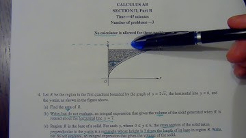 2010 AB/BC Same #4 (Area, Volume, Cross Sections)