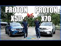 2020 Proton X50 vs 2020 Proton X70