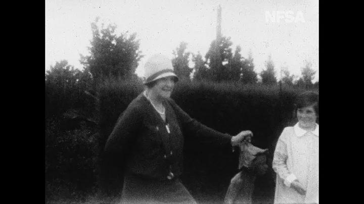 Dame Nellie Melba at Coombe Cottage, 1927