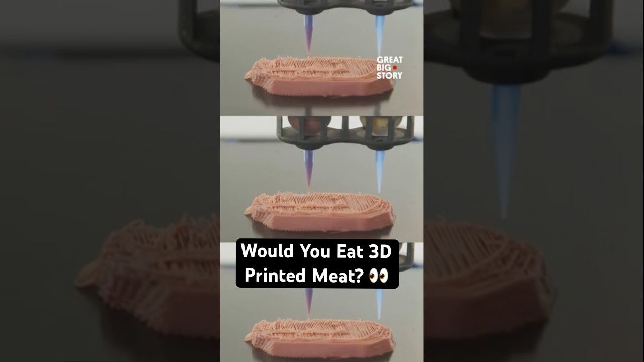 Film backdrop image for The Steakhouse Serving 3D Printed Meat (2025)