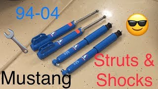 Struts and Shocks install Ford Mustang 19942004