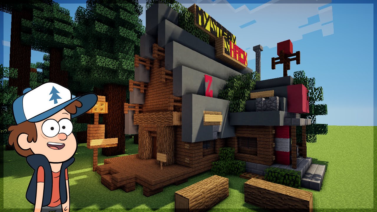 Minecraft: Construindo a Cabana do Mistério de Gravity Falls (Mystery