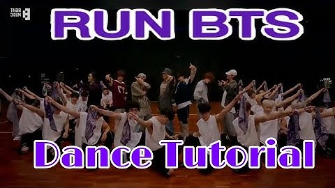 RunBts Bts Dance Tutorial + Mirror