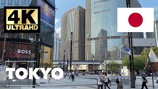 🇯🇵 [4K] Tokyo city view on August 2021(Ginza Sony Park) workplace background music 🎧