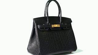 Luxury Black Alligator Hermes Birkin