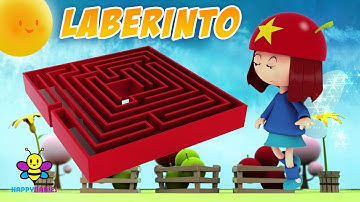 Juegos de laberintos para niños -  el Laberinto y Molushka - Happy Babies