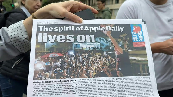 Journalists honour Hong Kong's Apple Daily four years after forced closure | AFP