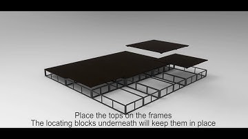 Grumpy Joes Metric Folding Stage
