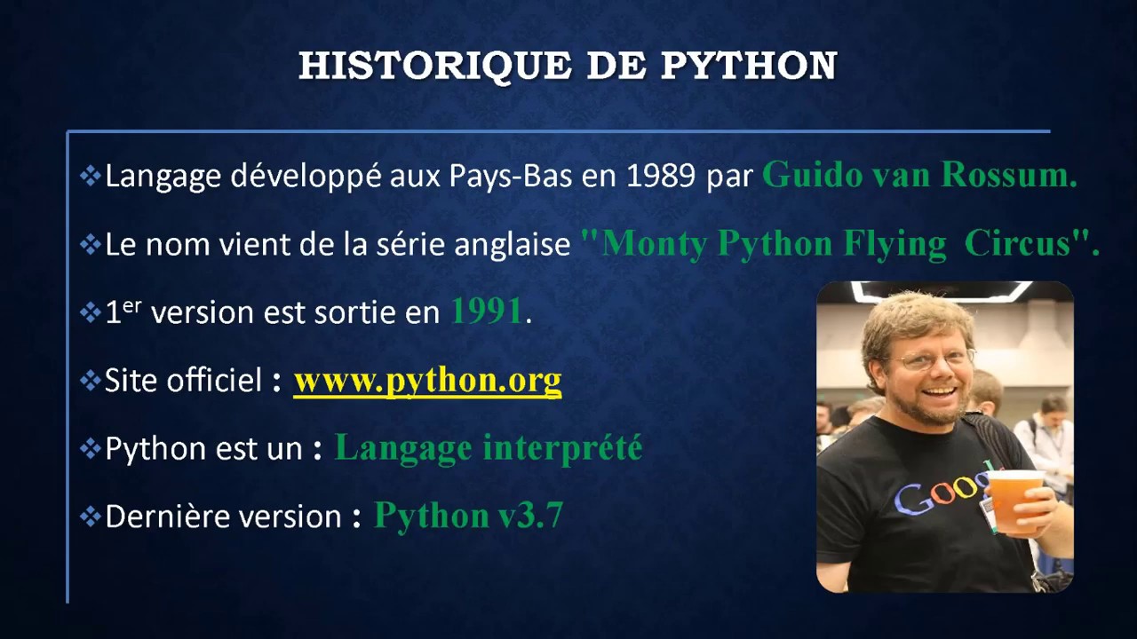 presentation langage python