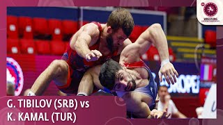 Georgij TIBILOV (SRB) vs. Kerem KAMAL (TUR) | 2024 Seniors European Championships | Qual. | GR 60Kg