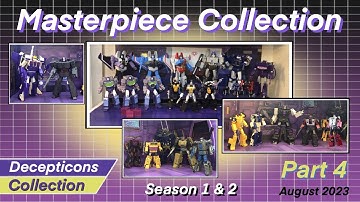 Masterpiece Collection (Part 4) - Masterpiece Decepticons Season 1 & 2