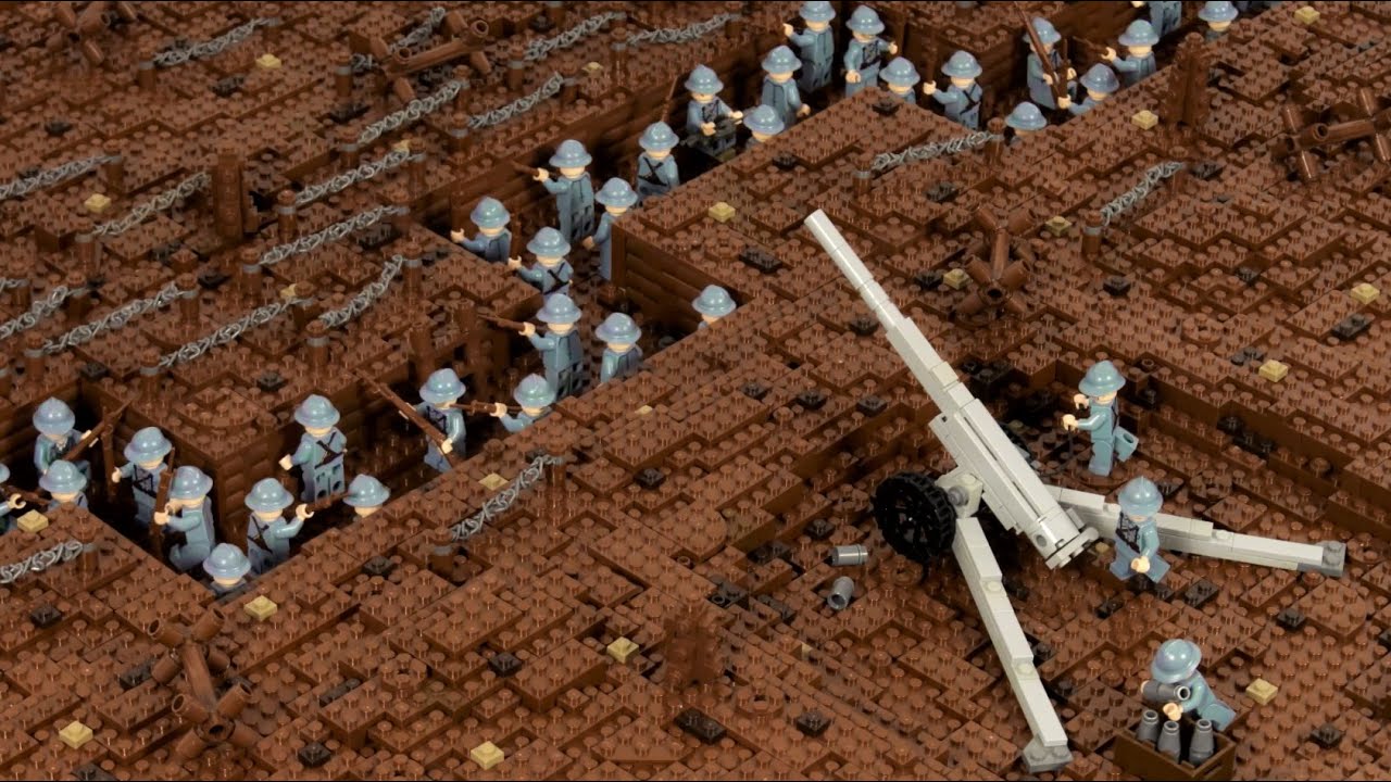 Revivez la bataille de Verdun… en Lego  L'Américain Jordan Durrenberger a  reproduit l'effroyable bataille de Verdun en Lego ! Une façon de rendre  hommage aux 300 000 soldats qui y ont