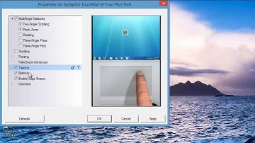 Windows 8 Enable and Disable Tap to Click on Synaptics TouchPad