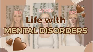 LIFE WITH MENTAL DISORDERS (for awareness purposes)